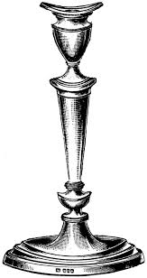 Black And White Candlesticks Clipart Sisters Warehouse Candlestick Vintazh Grafika Vintazh Kartiny Angelov