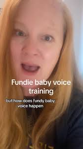 Fundie baby voice, the catch phrase for the sweet, childlike baby talk  voice Christian Fundamentalist women use while performing in the patriarchy  came up in the comments
