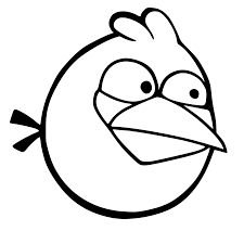 Angry Bird Blue Svg File Download Angry Bird Blue Bird Coloring Pages Angry Birds Coloring Pages