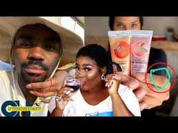 On an instagram post, which he later removed, he shared a picture of him and a woman wearing a green satin dress and a paper bag on her face with a smiley face. Video Liesl Laurie