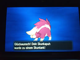 Stunky same as english name korean: Tiger On Twitter Skunkapuh Fur Shiny Skuntank Nach 176 Horden Shunten Schnuhz Thesakatis