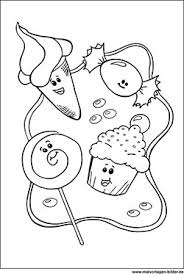 Ausmalbilder süßes essen / susses essen farben in 2020 ananaszeichnung lebensmittelfarbe lustige malvorlagen. Sussigkeiten Gratis Ausmalbilder Malvorlagen