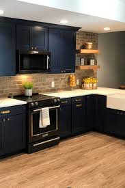 So whether you are thinking of. Navy Cabinets With Stainless Black Appliances Kitchen Cabinets With Black Appliances Kitchen Design Black Appliances Kitchen