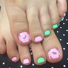 Gallery of summer toe nail designs: 22 Eye Catching Summer Toe Nails Designs 2018 To Copy Fashionuki
