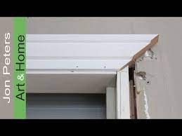 Scored outside the frame and the inside of the frame. How To Install Window Door Trim Casing Made Simple Youtube