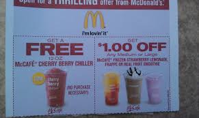Mcdonald S Coupons Free Cherry Berry Chiller Faithful Provisions Mcdonalds Coupons Printable Coupons Free Printable Coupons