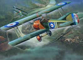 …space shuttle discovery , and a sopwith camel from world war i. Painting Of In Flight Biplane The Plane Fighter Art British Biplane Hd Wallpaper Wallpaperbetter