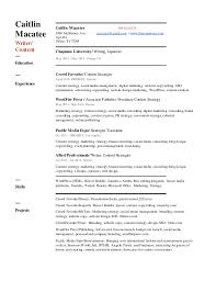 content:writing resume