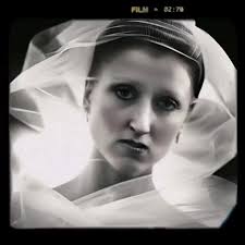 Funny Old Lady with Short Blue Hair and Husband