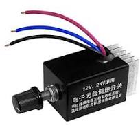DC Motor Speed Controller Universal DC 12V 24V 10A Electronic Stepless  Speed Regulator Switch for Car Truck Fan Heater Control