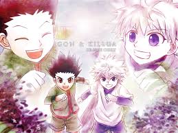 Isn't she cute killua? gon said stroking the kitten's head. Gon N Killua By Reddlire On Deviantart