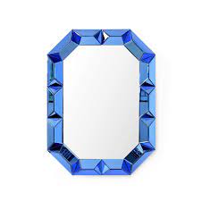 Modern and trendy, this 3d wall art is as colorful as it is unique. Romano Wall Mirror In Various Colors Burke Decor