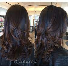 Brown ombre looks perfect on the long hair, as the transition can be performed in the most natural way; Natural Brown Hairpainting Balayage Brownhair Brunette Blowout Curls Ombre Balayage Hair Hair Styles Hair Color Balayage