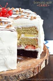 Banana Split Cake Shugary Sweets Banana Split Cake Savoury Cake Cake Recipes