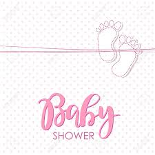 Printing custom cards is easy. Baby Arrival Card With Small Foot Print Design Template For Greeting Card Baby Shower Invitation Banner Congratulations To The Newborn Girl Vector Illustration In Flat Style Royalty Free Cliparts Vectors And Stock