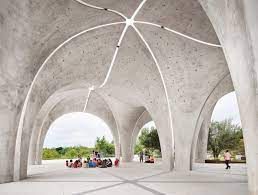 Hours may change under current circumstances Lake Flato Creates Pavilions With Concrete Petals For San Antonio S Confluence Park