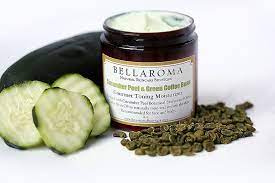 Yes, that's a bit of foreshadowing, keep reading. Cucumber Peel Green Coffee Bean Gourmet Toning Moisturizer Green Coffee Cucumber Peels Green Coffee Bean
