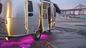 How To Spruce Up Your Rv With Led Strip Lights Airstream Pop Up Shop Airstream Bambi