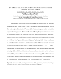 Paglilimi, reflection, repleksyon, paglilining, pagpapatupad reflection. Pdf 21st Century Skills Of Araling Panlipunan Students Basis For Proposed Training Program
