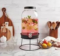 Amazon.com | Mason Craft & More 3 Gallon Glass Beverage ...