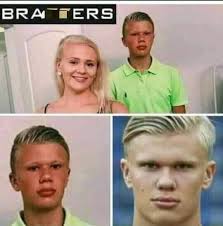 Unsettled tom is a crude drawing of the cat tom, from the tom and jerry meme ini mengiustrasikan mungkin haaland adalah manusia super yang dibuat di laboratorium. Erling Haaland Meme Freunde Bekleidung Erling Redbubble