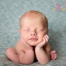 I promise not to overwhelm with a ton of grandson pics, but this one is  epic.... I think he is adjusting to the world just fine.... 😍