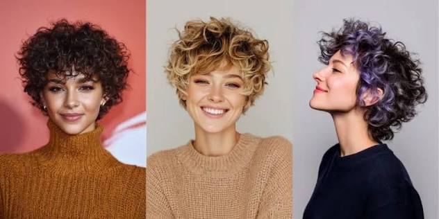 Curly Pixie and Bixie Dry Haircuts