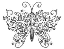 Printable Difficult Coloring Pages Butterfly Coloring Page Pattern Coloring Pages Coloring Pages