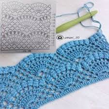 Hoy te enseño a tejer un punto precioso y muy sencillo: 50 Patrones En Puntos Abanico A Crochet Crochetisimo