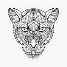 Mandala panther Poster by Saphirtattoos | Redbubble