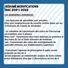 Le bac de français comporte deux épreuves : Infos Bac 2021 Infosbac2021 Twitter