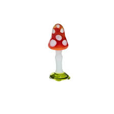 They have a fun ribbed texture with different colored stripes! Toadstool Mini Plus 4 5cm Glass Figurine Glass Animal To Collect 5 60