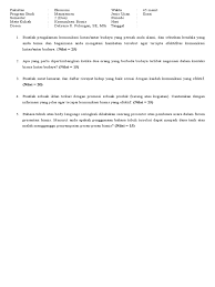 Lumayan, banyak yang keluar kok dari ringkasan. Soal Ujian Komunikasi Bisnis Uas Pdf