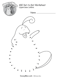 In abc worksheet we know the importance of this, and we have developed a free collection of worksheets for you. Abc Dot To Dot Worksheet Free Printable Doozy Moo