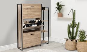 Backer bk etagère meuble style industriel en métal. Jusqu A 57 Meuble Chaussures Industriel Groupon
