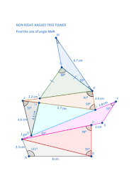 In order to work out the top length, you must work your way up the piled triangles using the. Right Angle Triangle Pile Up Answers Tangent Problems Solutions Examples Videos Here Is A Frustrating Issue That I Have Encountered Many Times Of My Teaching Career Zelisinruyasi
