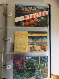 Us state and town views, antique postcards. Vintage Florida Postcards Stamps Postmarks In Album Used Mailed Linen 1930533659