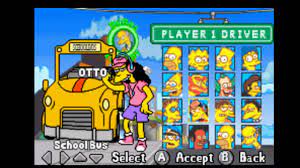 Set the system date/clock to new years day (january 1st) and you can play as tuxedo krusty. Gba The Simpsons Road Rage Unlock All Password Youtube