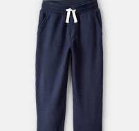 Boys Thermal Drawstring Joggers - Navy