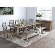 The norman reclaimed dining table embodies true rustic appeal with its characteristic frame created from reclaimed pine wood. Kasey Reclaimed Wood Dining Table By Kosas Home