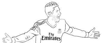 Coloriage joueur football lionel messi barcelone. Peins Et Colories Tes Heros Real Madrid Cf