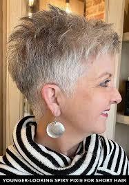 27 Short Spiky Haircuts for Women Over 60 with Sass