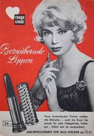 Vintage German lipstick ad