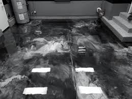 Black And White Metallic Epoxy Flooring Metallic Epoxy Floor Epoxy Floor Epoxy Concrete Floor