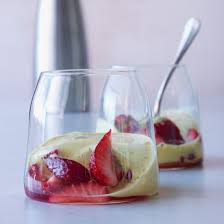 Whipped Sabayon With Strawberries Recipe Wine Recipes Food Recipes