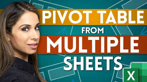 Create a Pivot Table from Multiple Sheets in Excel