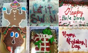 Corporate cakes and cupcakes (11). Cake Wrecks Shows Worst Professional Christmas Cake Fails Daily Mail Online