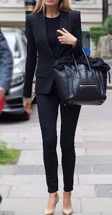 If You Are Interested In Black Clothes I Am Only Human The Black Clothes Human Work Outfits Women Classy Outfits For Women Blazer Outfits For Women