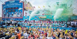The goat joey chestnut's most memorable nathan's hot dog eating contests chestnut has won 13 titles in 14 years and set the world record last year by eating 75 hot dogs in the contest. S9r1rq75jbc9em