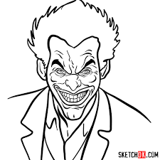 How To Draw Joker S Face Sketchok Shop for joker face art from the world's greatest living artists. how to draw joker s face sketchok